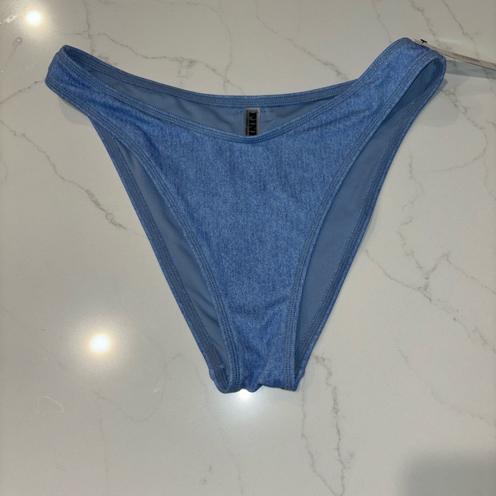 PINK Victoria's Secret Light Blue Bikini Bottom